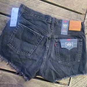 Levi’s High Rise Denim Shorts